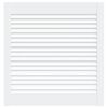 vidaXL Ușă de dulap design lambriu, alb, 61,5x59,4 cm, lemn masiv pin