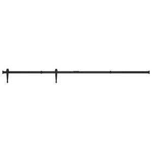 vidaXL Set glisare ușă mini pentru dulap, oțel carbon, 183 cm