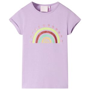 vidaXL Tricou pentru copii, lila, 104