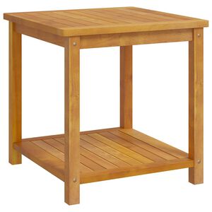 vidaXL Masă laterală, 45x45x45 cm, lemn solid de salc&acirc;m