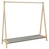 vidaXL Cuier pentru haine cu rafturi, 106x34x102 cm, bambus