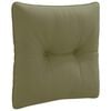 vidaXL Pernă de spate PUTTEN 100% Polyester Verde măsliniu