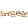 vidaXL Set de canapele de exterior 9 pcs Alb 59 x 59 x 37 cm