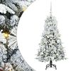 vidaXL Brad de Crăciun artificial cu ramuri articulare Alb 120 cm