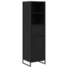 vidaXL Dulap pentru cărți Stejar Negru 43 x 36 x 150.5 cm