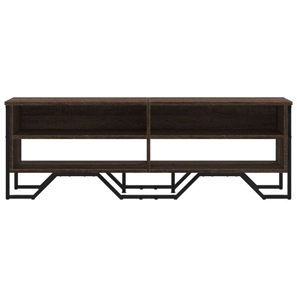 vidaXL Dulap TV, stejar maro, 122x34x41 cm, lemn prelucrat