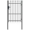 vidaXL Poartă de gard BOXTEL 103 x 200 cm Oțel vopsit electrostatic