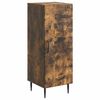 vidaXL Bufet Stejar fumuriu 33 x 34,5 x 89,5 cm Lemn prelucrat