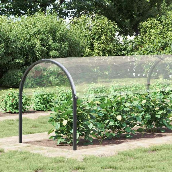 vidaXL Prelata transparenta cu ochiuri 2x8 m PVC