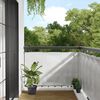 vidaXL Paravan de balcon gri deschis 90x500 cm 100% poliester oxford