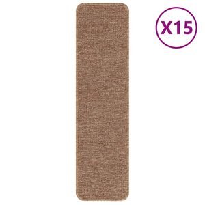 vidaXL Tălpici Antiderapante pentru Trepte 15 buc. 75 x 20 cm Galben