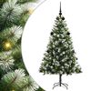 vidaXL 150 LED-uri Alb cald PVC și Metal Verde și alb