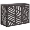 vidaXL Husă pentru aer condiționat Negru 110 x 50 x 80 cm Oțel