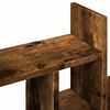 vidaXL Organizator birou, stejar fumuriu, 34,5x15,5x35,5 cm