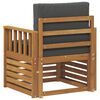 vidaXL Set de canapele de exterior Lemn de acacia solid și poliester