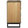 vidaXL Dulap de noapte Maro 50 x 33 x 62 cm Lemn masiv de acacia