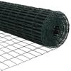 vidaXL Gard Euro Verde 0.4 x 50 m Fier acoperit cu PVC