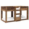 vidaXL Pat Etajat pentru Copii Lemn vechi 100 x 200 cm Lemn prelucrat