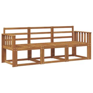 vidaXL Set de canapele de exterior 3 pcs natural