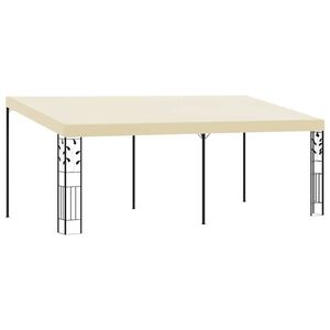 vidaXL Pavilion de perete, crem, 6 x 3 x 2,5 m
