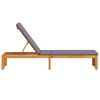 vidaXL Șezlong Ulei Natural 200 x 55 x 94 cm Lemn masiv de acacia