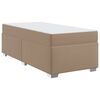 vidaXL Cadru de pat Cappuccino 90 x 200 cm PVC