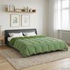 vidaXL Duvet complet pe tot parcursul anului Patos Verde 220 x 240 cm