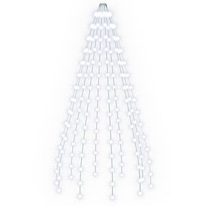 vidaXL Lumini pentru bradul de Crăciun 150 LED-uri Alb rece 150 cm