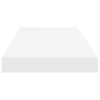 vidaXL Rafturi de perete suspendate, 2 buc., alb, 60x23,5x3,8 cm, MDF