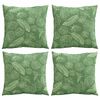 vidaXL Perne decorative 4 buc. Material din poliester Model cu frunze