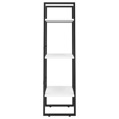 vidaXL Raft de depozitare, alb, 60x30x105 cm, PAL