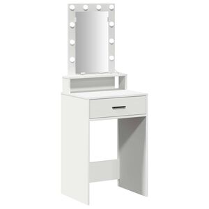 vidaXL Masă de Machiaj Alb 50 x 41 x 140 cm Lemn prelucrat