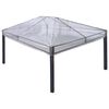 vidaXL Husă de &icirc;nlocuire pentru foișor 400 x 300 x 32 cm Transparent