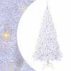 vidaXL Brad de Crăciun artificial cu 300 LED Alb 210 cm PVC și Oțel
