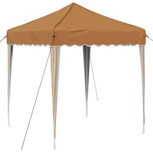 vidaXL Cort de Petrecere Pop-up 195 x 195 x 245 cm Bej Material Oxford