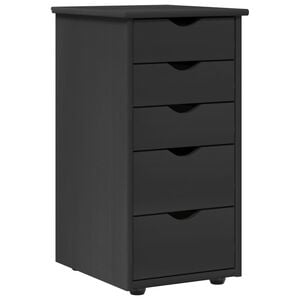 vidaXL Dulap Gri 34 x 39 x 61,5 cm Lemn de pin masiv