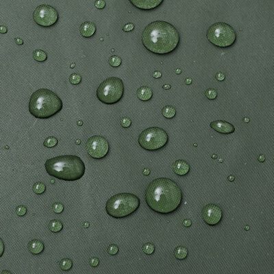 Costum de ploaie impermeabil cu glugă, mărime L, verde, 2 piese