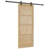 vidaXL Ușă glisantă ORKDAL natural 86 x 211 cm Lemn masiv de pin