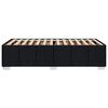 vidaXL Cadru de pat fără saltea, negru, 100x200 cm, textil