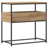 vidaXL Masă de consolă Stejar Artizanal 75 x 40 x 75 cm Lemn compozit