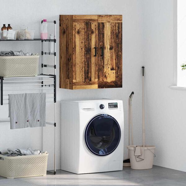 vidaXL Dulap montat pe perete Lemn Vechi 69,5 x 34 x 90 cm