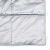 vidaXL Duvet de iarnă Argintiu 240 x 200 cm Satin și Microfibra