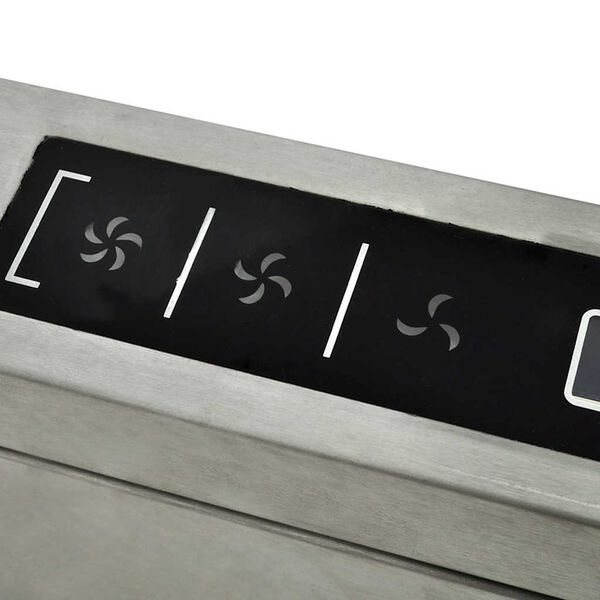 vidaXL Hotă tip insulă cu afișaj LCD