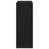 vidaXL Dulap pentru pantofi Stejar Negru 60 x 21 x 57 cm Lemn compozit