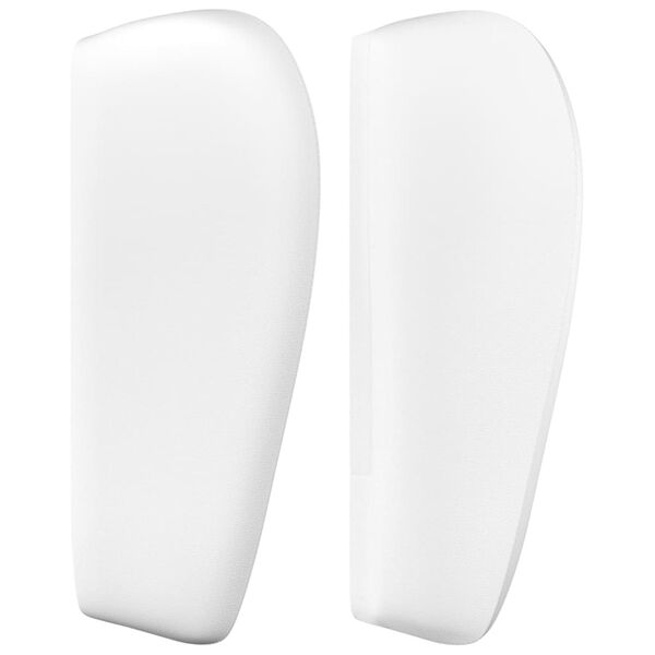 vidaXL Tăblie de pat cu aripioare alb 83x23x78/88 cm piele ecologică