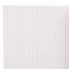 vidaXL Gard de Grădină Alb 150 x 500 cm PVC