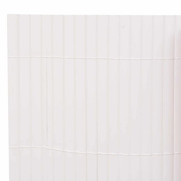 vidaXL Gard de Grădină Alb 150 x 500 cm PVC