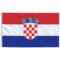 vidaXL Steag Croația, 90 x 150 cm