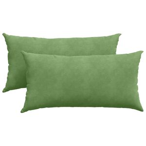 vidaXL Perne pentru canapea 2 pcs Verde deschis 80 x 40 cm