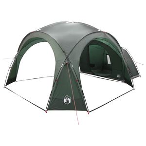 vidaXL Cort lateral Verde Army 410 x 410 x 250 cm Poliester și oțel
